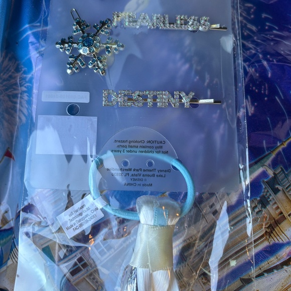 Elsa Kids’ Authentic Disney Frozen II 4 Piece Hair Accessories Halloween Cosplay - Picture 6 of 10